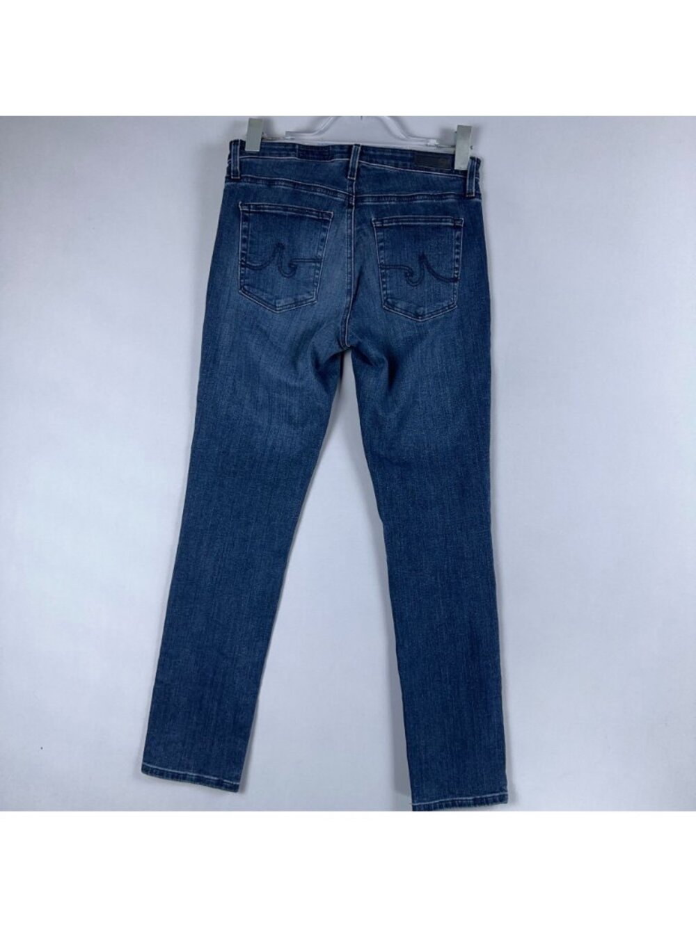 AG Adriano Goldschmied Prima Ankle Cigarette Jeans Size 27 Blue Dark Wash - Picture 3 of 13